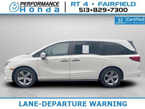White Diamond Pearl 2018 Honda Odyssey EX-L