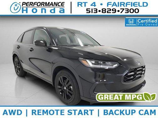 Crystal Black Pearl 2026 Honda HR-V AWD Sport