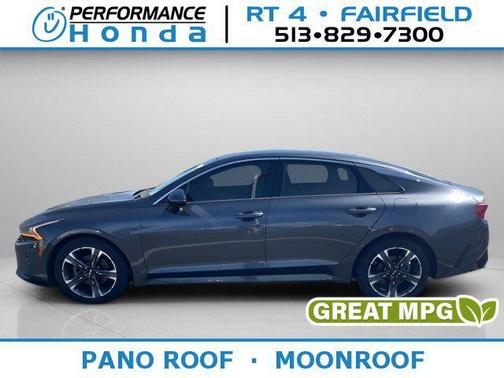 Gravity Gray 2021 Kia K5 EX