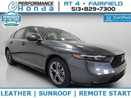 Gray 2025 Honda Accord Hybrid EX-L