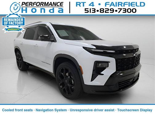 Polar White Tricoat 2026 Chevrolet Traverse RS