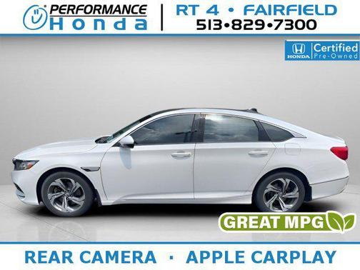 Platinum White Pearl 2018 Honda Accord EX-L 2.0T
