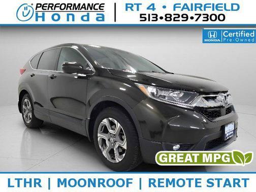 Gray 2018 Honda CR-V EX-L