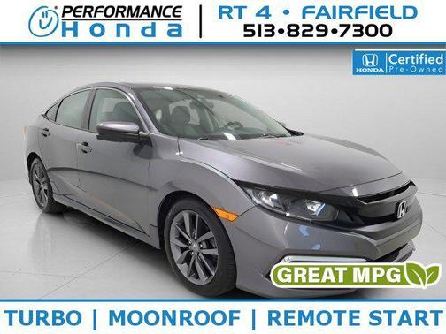 Modern Steel Metallic 2019 Honda Civic EX