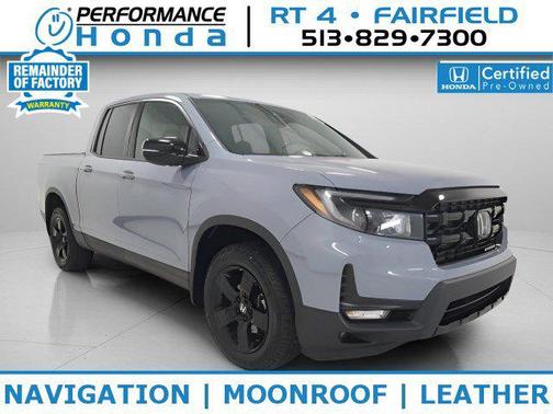 Sonic Gray Pearl 2024 Honda Ridgeline Black