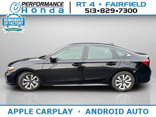 Crystal Black Pearl 2025 Honda Civic LX