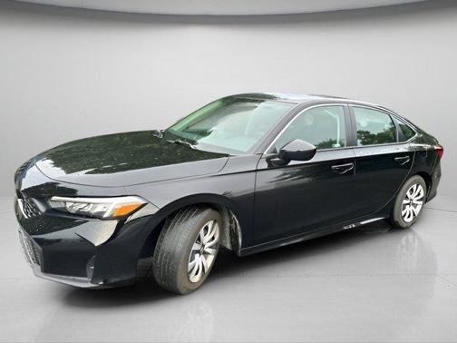 Crystal Black Pearl 2025 Honda Civic LX
