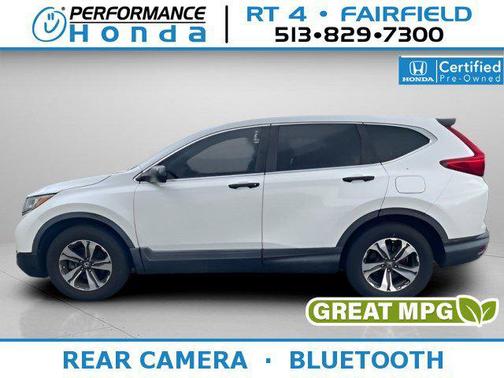 White Diamond Pearl 2018 Honda CR-V LX