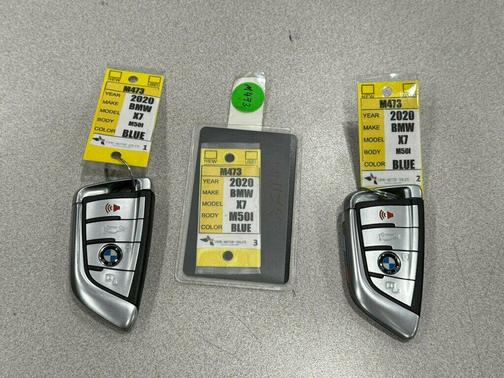 Tanzanite Blue II Metallic 2020 BMW X7 M50i