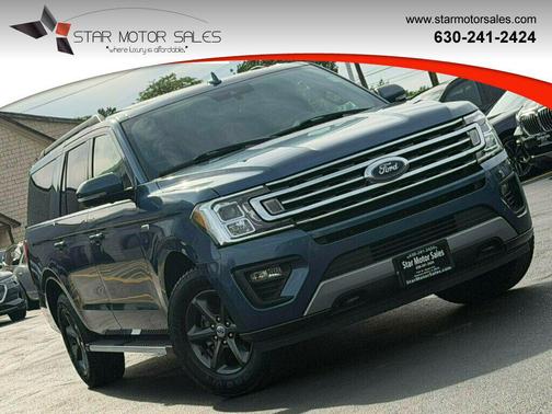 Blue Metallic 2020 Ford Expedition Max XLT