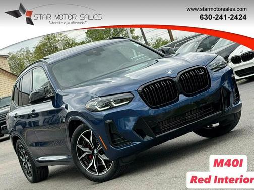 Phytonic Blue Metallic 2023 BMW X3 M40i
