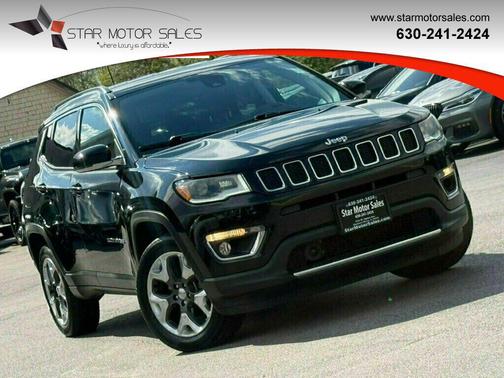 Diamond Black Crystal Pearlcoat 2018 Jeep Compass Limited