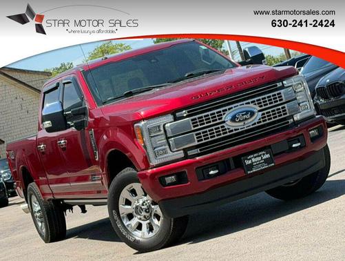 Race Red 2018 Ford F-250 Platinum
