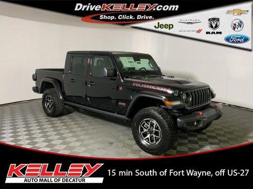 Black Clearcoat 2025 Jeep Gladiator Rubicon