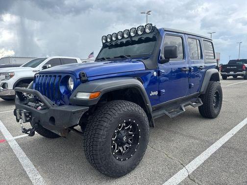 Ocean Blue Metallic Clearcoat 2018 Jeep Wrangler Unlimited Sport