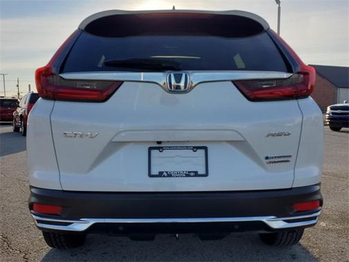 Platinum White 2021 Honda CR-V Hybrid Touring