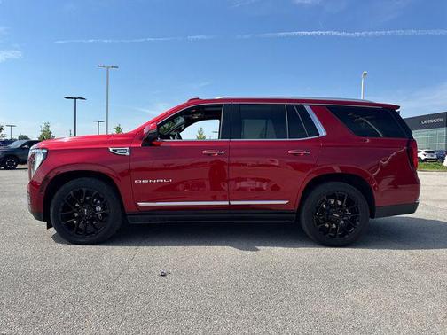 Volcanic Red Tintcoat 2025 GMC Yukon Denali