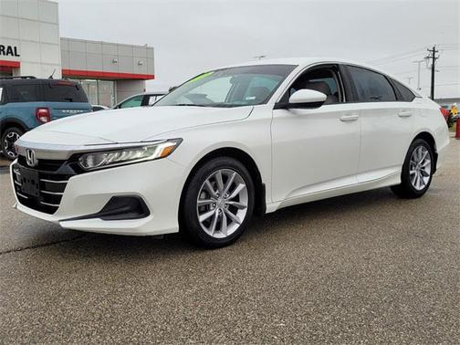 Platinum White Pearl 2021 Honda Accord LX 1.5T