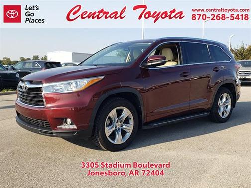 Salsa Red 2015 Toyota Highlander Limited