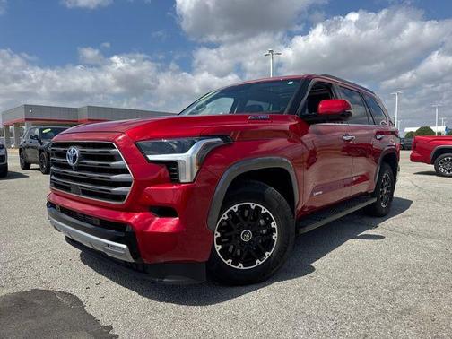 Supersonic Red 2023 Toyota Sequoia Limited