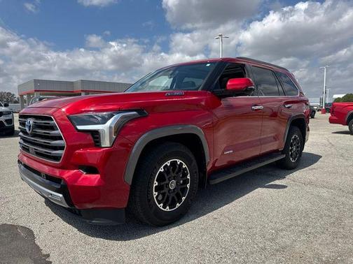 Supersonic Red 2023 Toyota Sequoia Limited