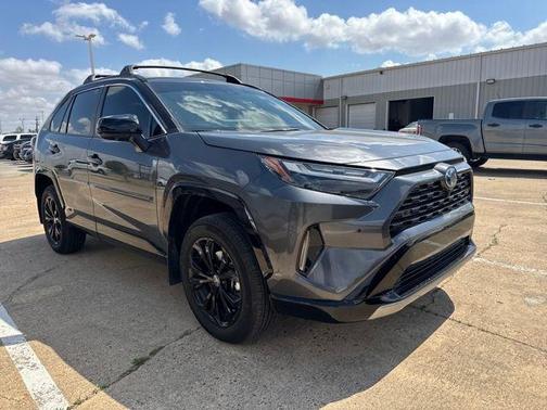 Magnetic Gray Metallic/Midnight Black Metallic 2024 Toyota RAV4 Hybrid SE