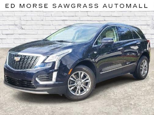 Dark Moon Blue Metallic 2021 Cadillac XT5 Premium Luxury