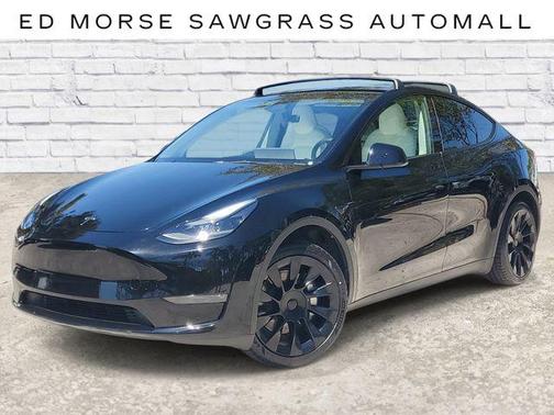 Solid Black 2023 Tesla Model Y Long Range Dual Motor All-Wheel Drive