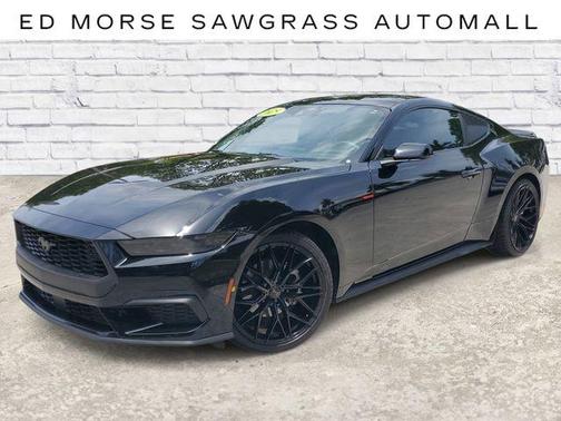 Shadow Black 2025 Ford Mustang EcoBoost