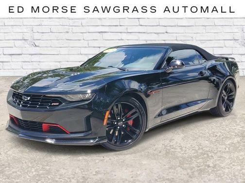 Black 2023 Chevrolet Camaro RWD Convertible LT1