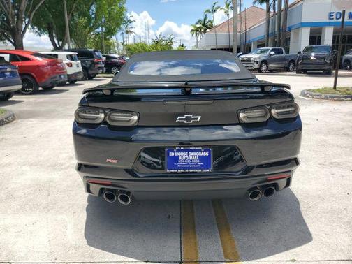 Black 2023 Chevrolet Camaro RWD Convertible LT1