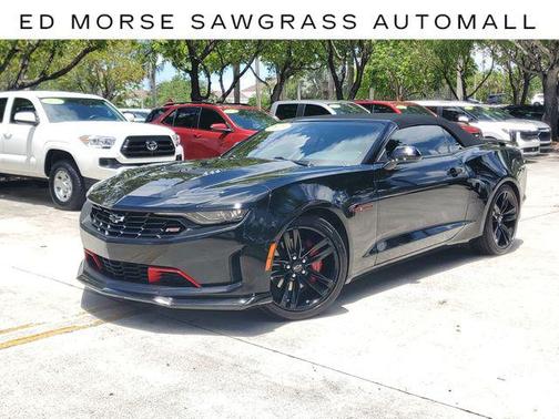 Black 2023 Chevrolet Camaro RWD Convertible LT1