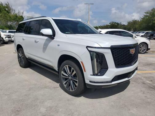 Vibrant White Tricoat 2026 Cadillac Escalade Sport