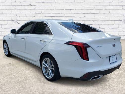 Summit White 2025 Cadillac CT4 Luxury RWD