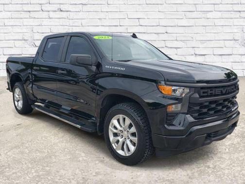 Black 2023 Chevrolet Silverado 1500 Custom