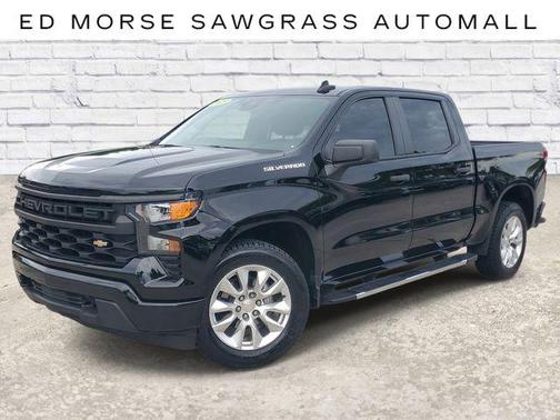 Black 2023 Chevrolet Silverado 1500 Custom