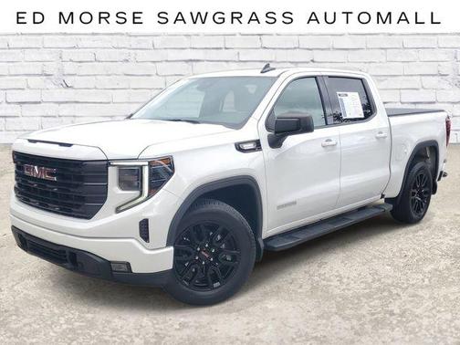Summit White 2024 GMC Sierra 1500 Elevation