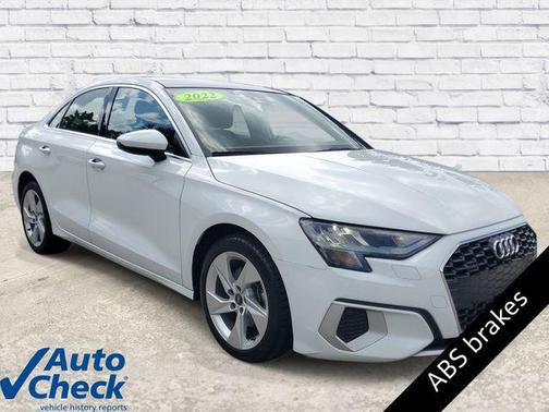 Glacier White Metallic 2022 Audi A3 Premium