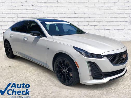 Crystal White Tricoat 2020 Cadillac CT5 Premium Luxury RWD