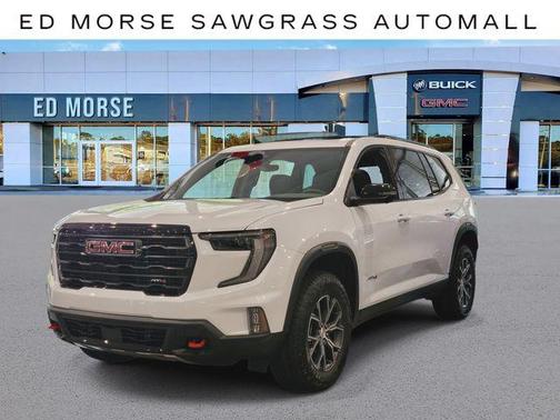 Glacier White Tricoat 2026 GMC Acadia AT4 AWD