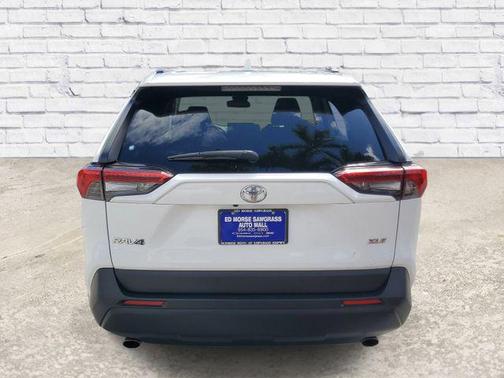 Super White 2019 Toyota RAV4 XLE