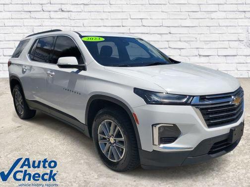 Summit White 2023 Chevrolet Traverse LT Leather