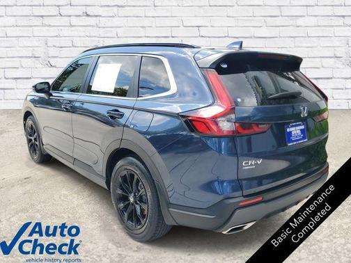 Blue 2025 Honda CR-V Hybrid Sport FWD
