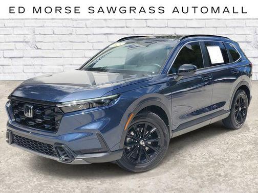 Blue 2025 Honda CR-V Hybrid Sport FWD
