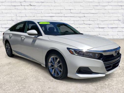 Platinum White Pearl 2021 Honda Accord LX 1.5T