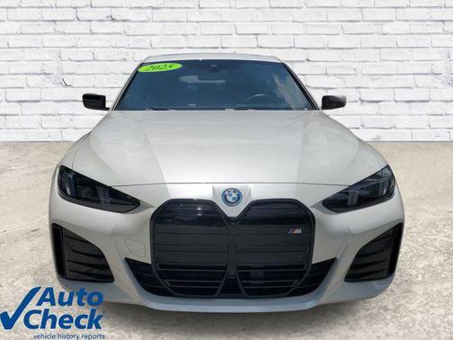 Mineral White Metallic 2025 BMW i4 Gran Coupe M50