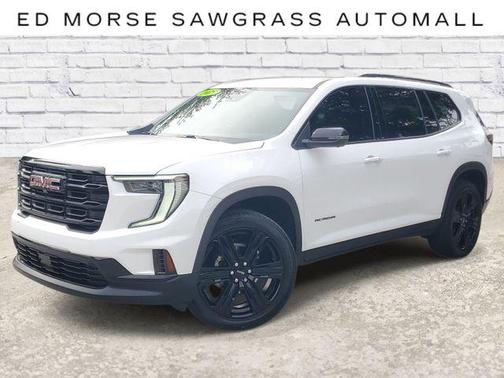 Summit White 2025 GMC Acadia FWD Elevation