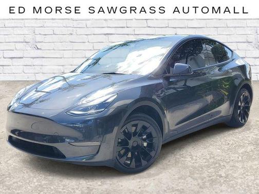 Stealth Grey 2024 Tesla Model Y Long Range Single Motor Rear-Wheel Drive