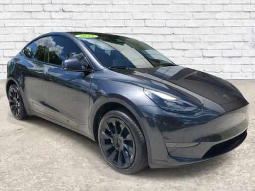 Stealth Grey 2024 Tesla Model Y Long Range Single Motor Rear-Wheel Drive