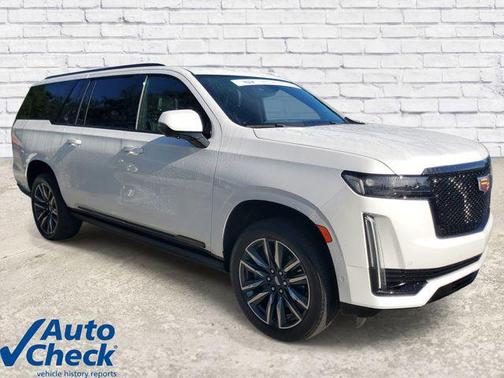 Crystal White Tricoat 2023 Cadillac Escalade ESV Sport Platinum